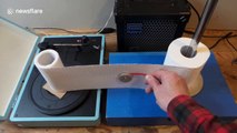 Rock 'n' ROLL! UK man records sounds of quilted toilet paper while in coronavirus self-isolation
