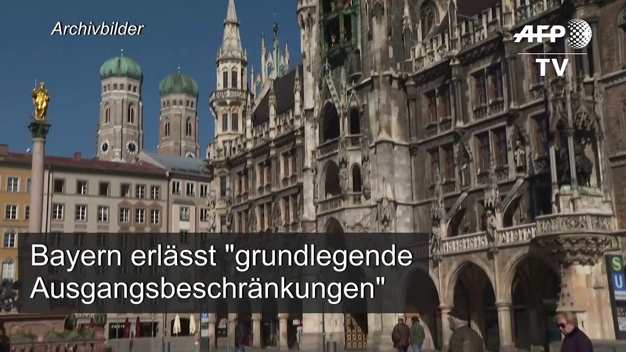 Bayern erlässt 'grundlegende Ausgangsbeschränkungen'