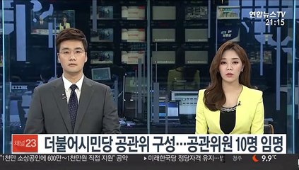 더불어시민당 공관위 구성…공관위원 10명 임명