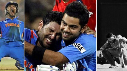 Yuvraj Singh Battles Illness to Slam match Winning Century in 2011 World Cup