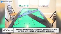 Father And Daughter Build Lego Replica Of 12th Hole At Augusta National