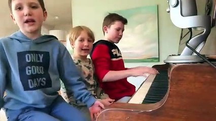 Kids Sing Original Song About Social Distancing and Hygiene