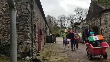 Family Does Small-Scale St. Patrick's Day Parade During Coronavirus