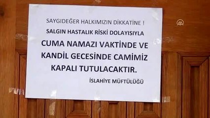 İslahiye'de koronavirüs tedbirleri