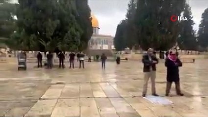 Kudüs'te Korona salgını nedeniyle cuma namaz kılanların sayısı azaldı