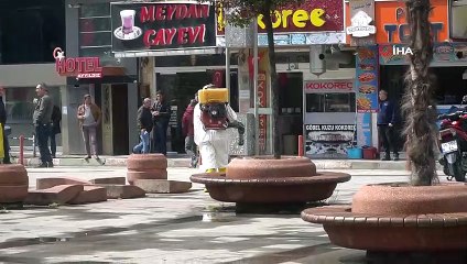 Mustafakemalpaşa'da dezenfeksiyon çalışmaları sürüyor