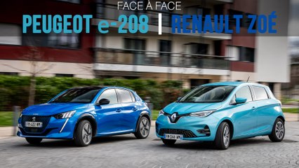 Face à face Renault Zoé - Peugeot e-208 (2020)