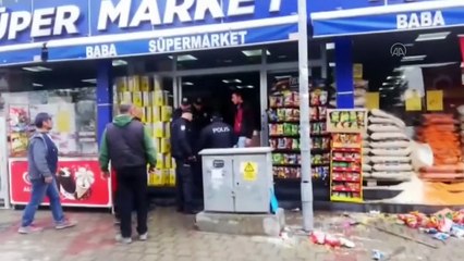 Molotofkokteyli atılan iş yerinde yangın çıktı - MERSİN