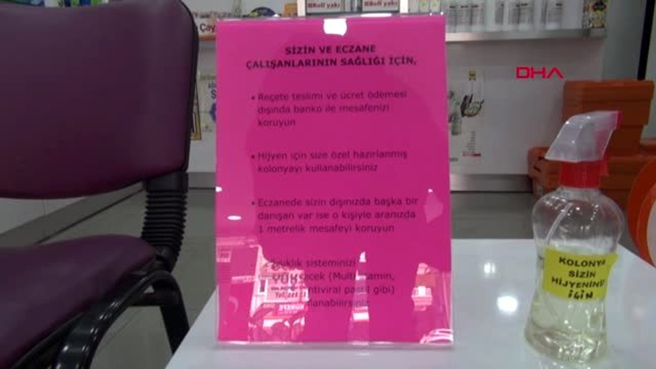 Hataylı eczacılar 1 metre kuralına uydu