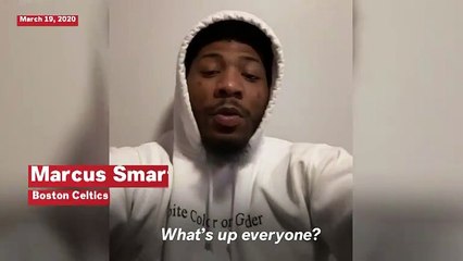 Boston Celtics' Marcus Smart Says He Has Tested Positive For The Coronavirus