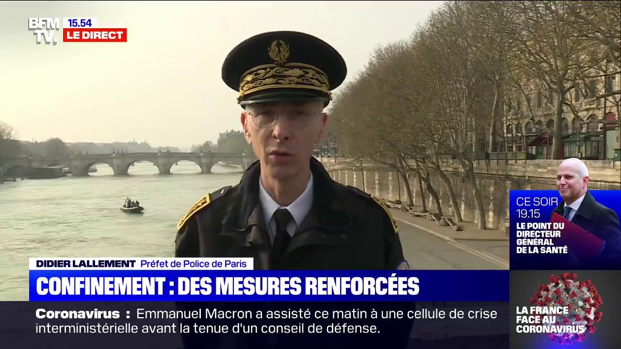Confinement: "Il reste des progrès à faire" Préfet de Police de Paris