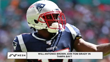Antonio Brown Reacts to Tom Brady Going to the Buccaneers