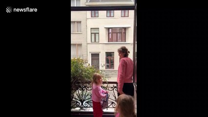 Young family sings along as radio stations across Europe play ‘You’ll Never Walk Alone’ at same time in COVID-19 solidarity