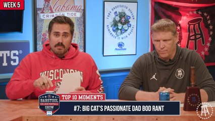 CFB Top 10 Moments: Big Cat's Passionate PSA About Dad Bods (#7)