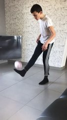Enzo Douvry, U13 US Chauny : 22 jongles