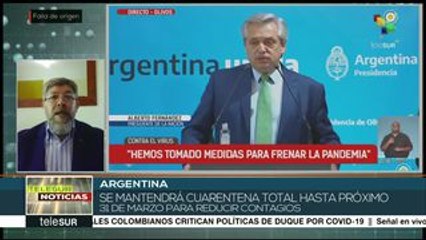 Argentina decreta aislamiento social, preventivo y obligatorio