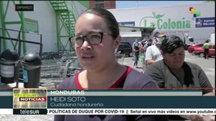 Honduras: suspenden por horas toque de queda para permitir abastecerse