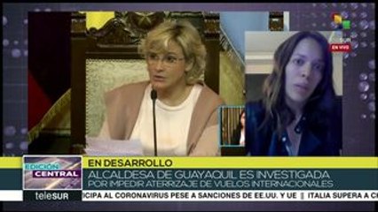 Ecuador: alcaldesa de Guayaquil es investigada por impedir aterrizajes