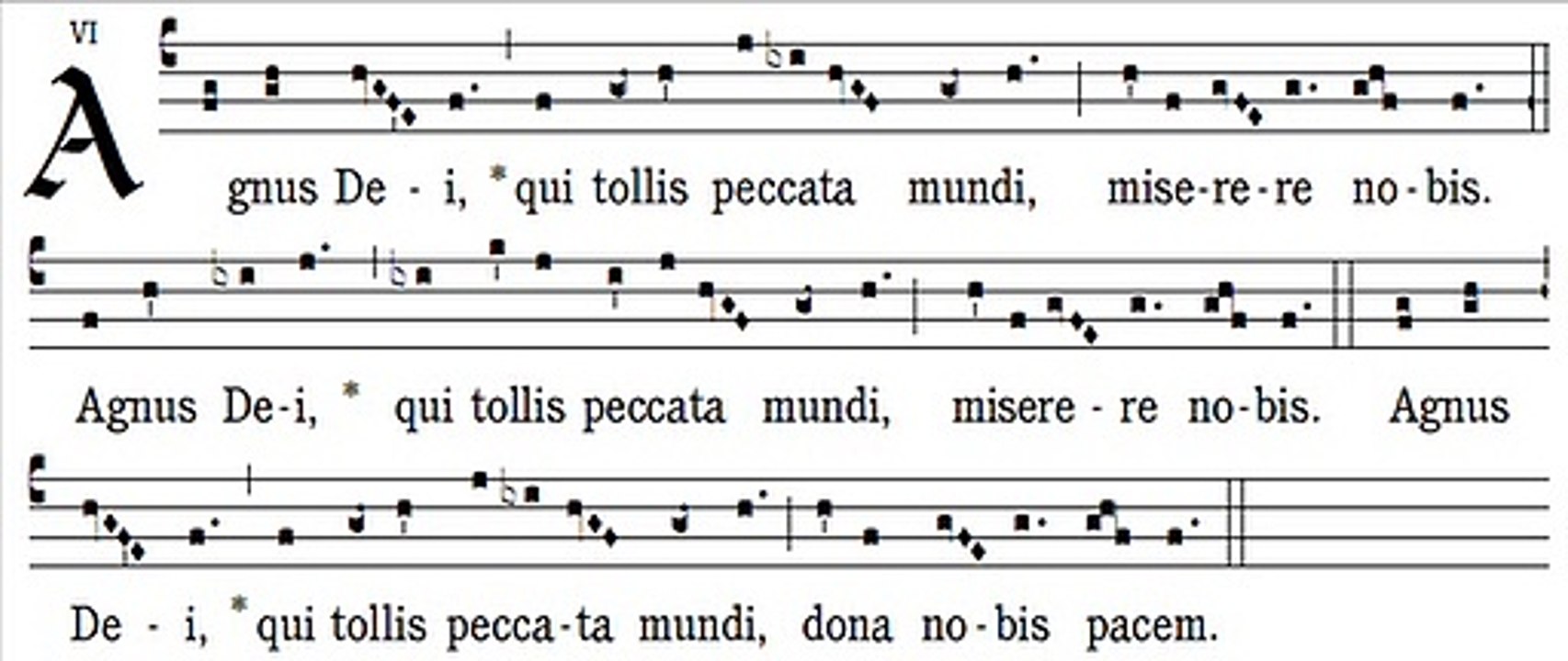 Agnus Dei IV Cunctipotens Genitor Deus