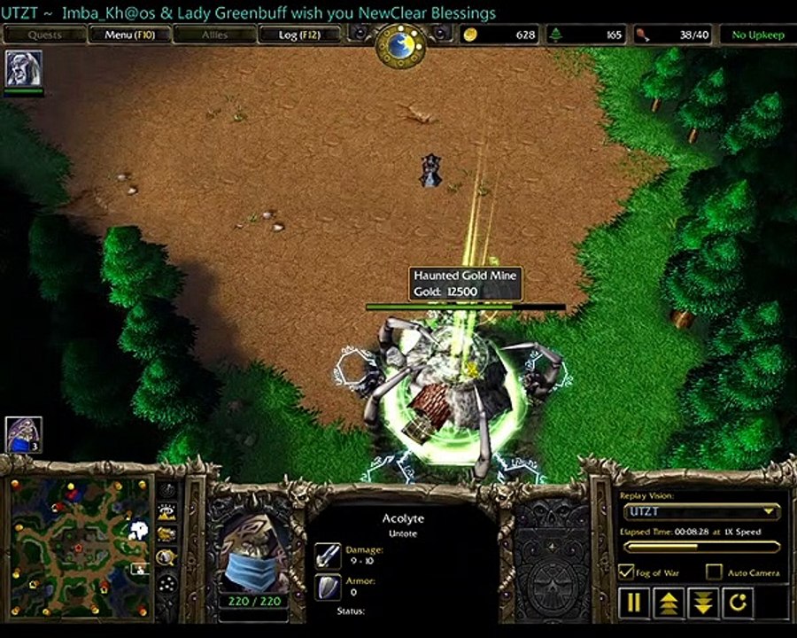 UTZT vs S1nz both random training match 2007