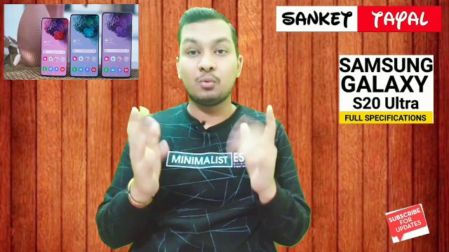 Samsung Galaxy S20 Ultra 5G Full Specifications HINDI King Of All Cameras #SamsungGalaxyS20Ultra