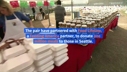 Russell Wilson and Ciara Pledge to Donate 1 Million Meals