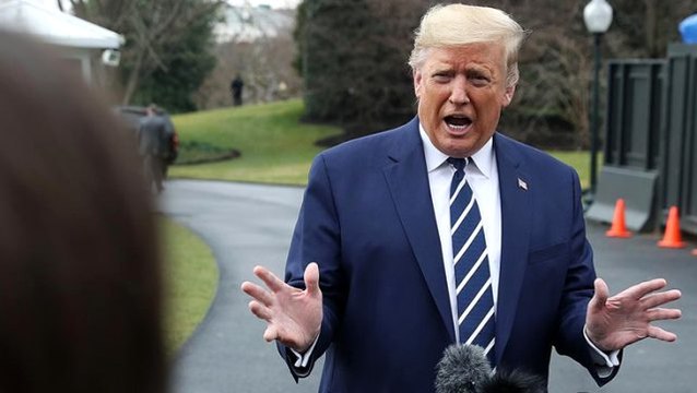 Trump'tan yeni koronavirüs tedbirlerini duyurdu: Büyük marketlerin kapatılmasına karar verdik