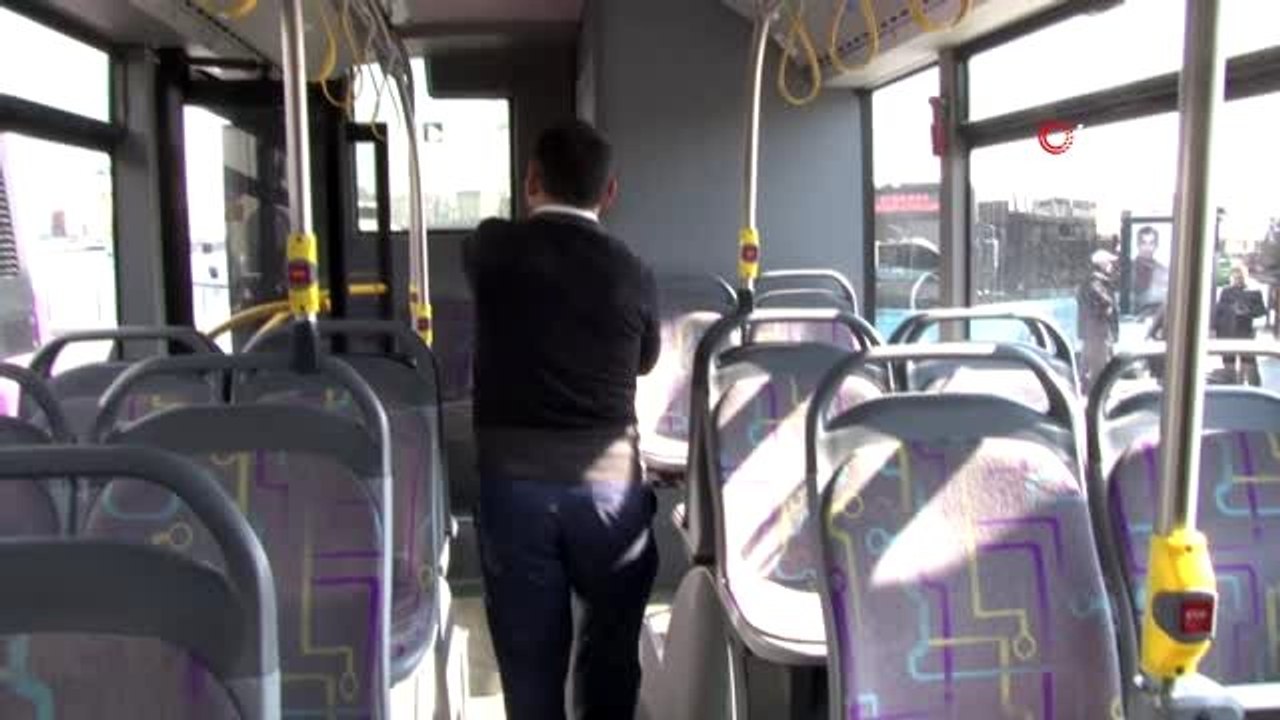 İstanbul'da özel halk otobüsü şoförlerinden örnek davranış