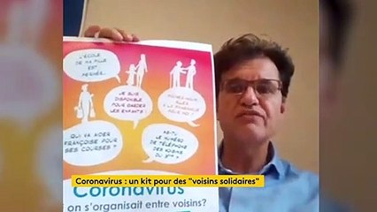 Coronavirus : "Chacun peut être utile à l'autre" rappelle une association qui a lancé un kit de solidarité entre voisins