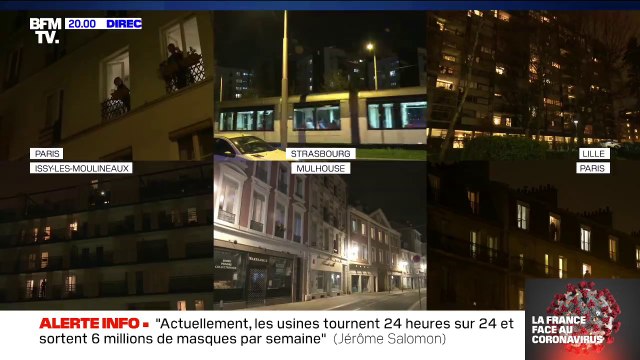 De leurs fenêtres, les Français applaudissent les soignants ce vendredi