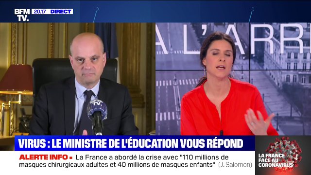 Il est important de faire bouger les enfants mais le moins possible à l'extérieur Blanquer