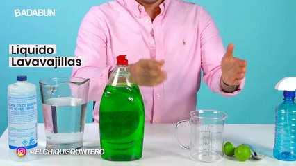 Mira cómo hacer tu desinfectante casero