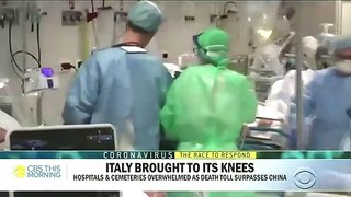 Italy's hospitals overwhelmed by coronavirus as death toll soars