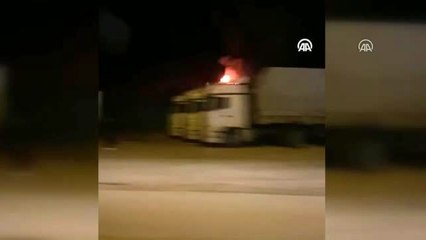 Villada çıkan yangın hasara neden oldu