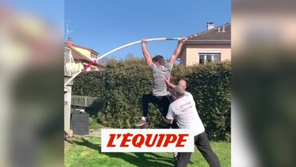 Max Lachiche saute son balcon - Athlé - Perche - WTF