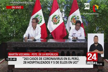 Presidente Vizcarra informa nuevas medidas para frenar avance del Covid-19