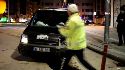 Malatya'da trafik kazası: 2 yaralı