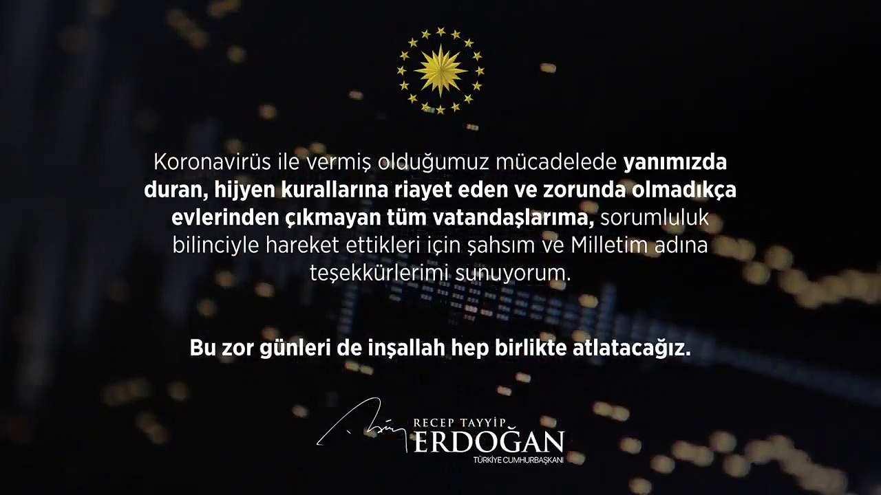 Erdoğan'dan yeni açıklama: Kesinlikle evden çıkmamalı