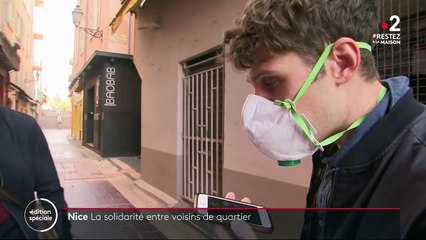 A Nice, les jeunes viennent en aide aux personnes âgées confinées