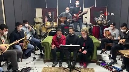 Uşak Kent Orkestrası’ndan vatandaşlara ‘Evde Kal’ besteli çağrı