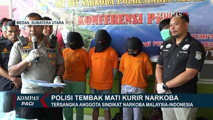 Polisi Tembak Mati Kurir Narkoba, Menyita 15 Kg Sabu dan 60.000 Butir Pil Ekstasi