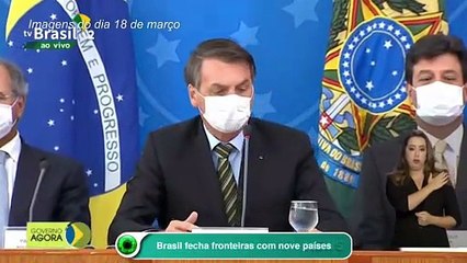 Brasil fecha fronteiras com nove países