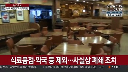 美뉴욕주 "집에 머물라"…100% 재택근무 강제