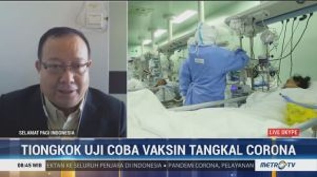 Tiongkok Uji Coba Vaksin Tangkal Virus Corona