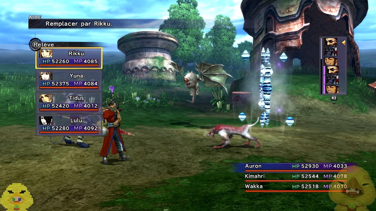 Fonctionnement des Final Fantasy, du 8 au 10-2
