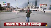 İstanbul'dan koronavirüs manzaraları! Meydanlar boş kaldı