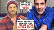 Shah Rukh Khan SOCIAL Awareness Message With Akshay Kumar To Stay Home And Safe | Self Isolation