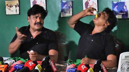 கொரோனாவிற்கு  வீட்டுக்கு வீடு குவார்ட்டர் சரக்கு கொடுங்களேன்.. மன்சூர் அலிகான்