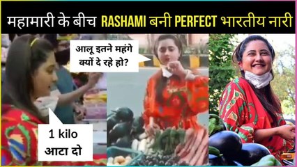 Rashami Desai Spotted At GROCERY Store, Taking SAFETY Measures