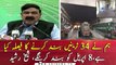 Minister for Railways Sheikh Rasheed Ahmed's news conference